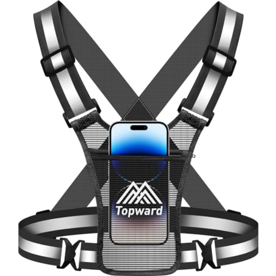 Running Gear Phone - Topward Running Vest Chest Phone Holder