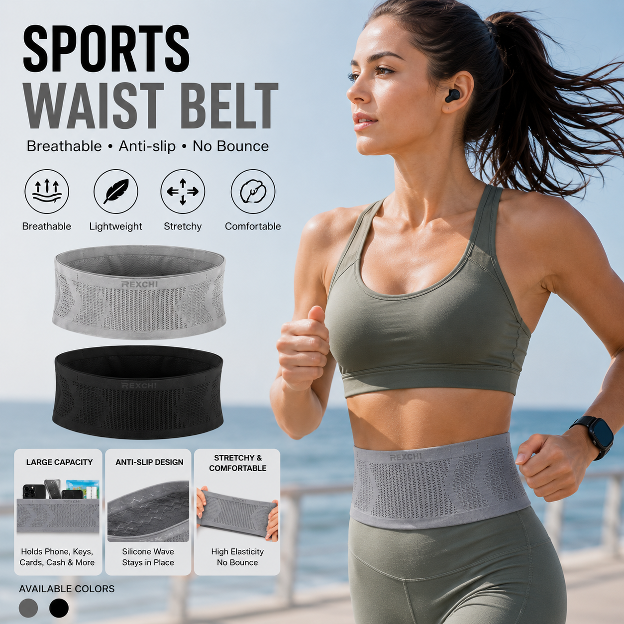 Running Gear Satisfy - Invisible Anti-Theft Running Waist Bag Ultra