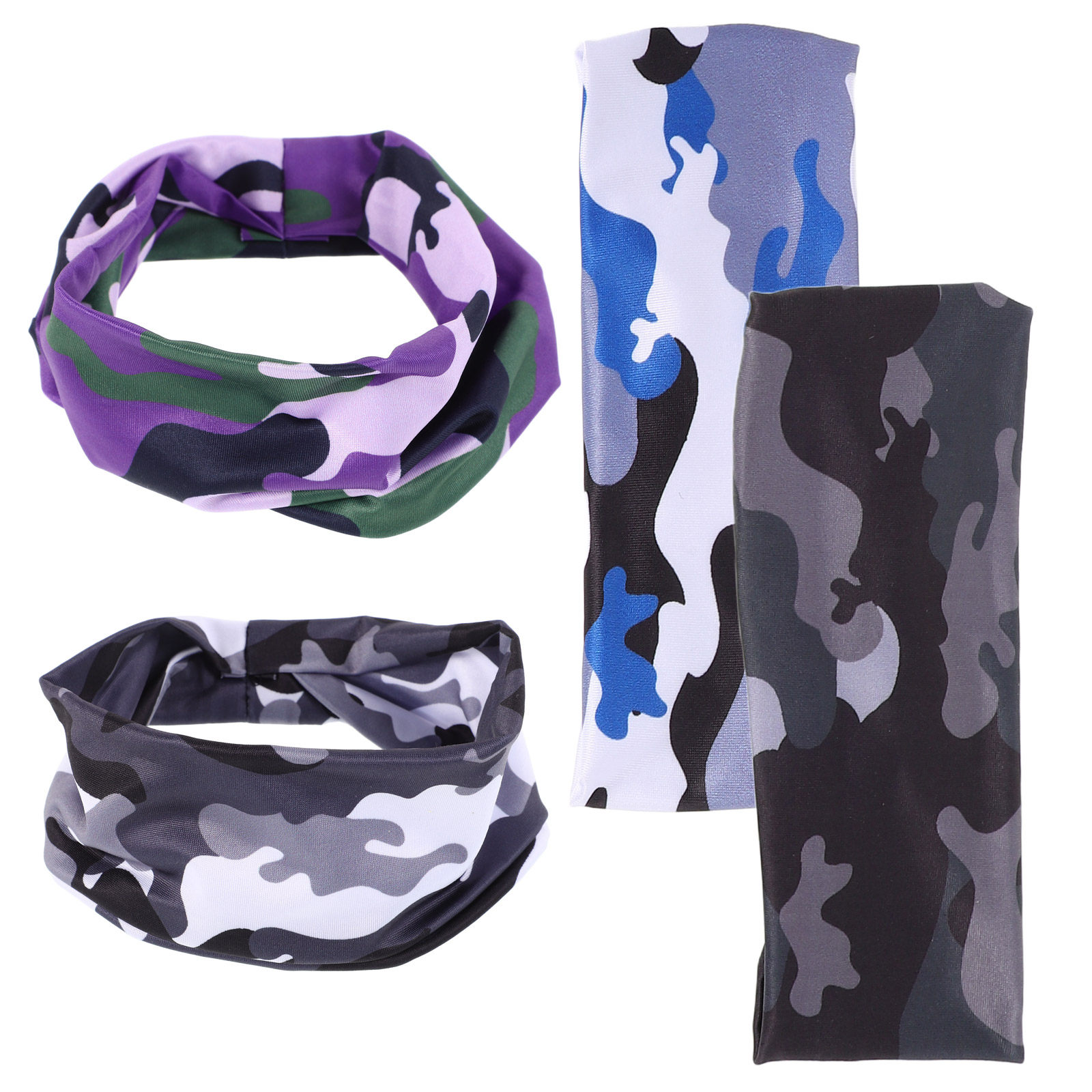 4Pcs Stylish Camouflage Sweatb - Running Gear Youth recensie en prijs