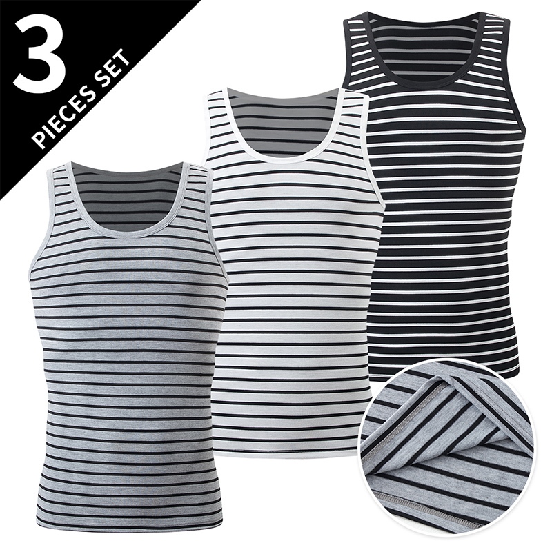 3-piece Men's Vest Youth Strip - Running Gear Youth recensie en prijs