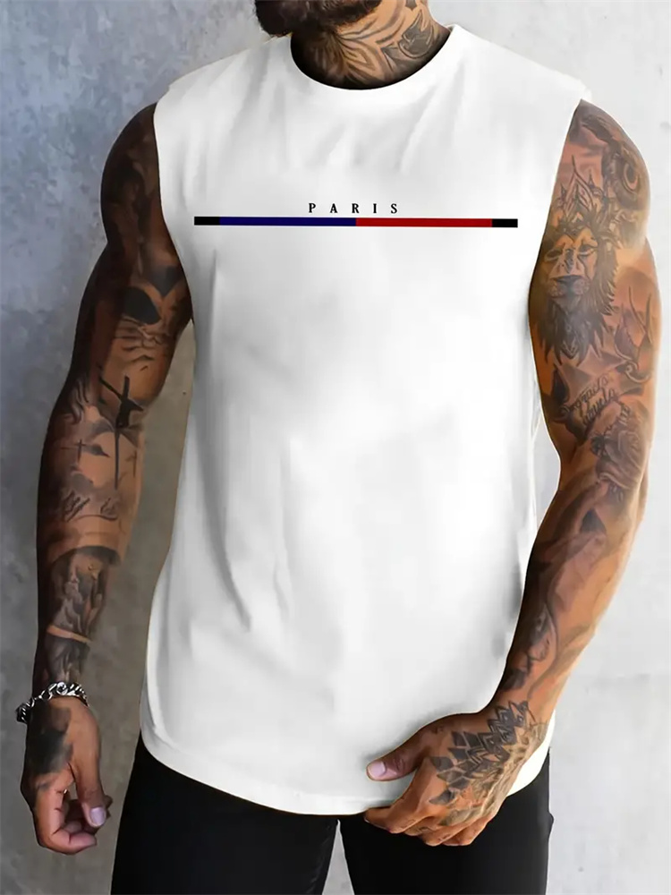 Summer new men's round neck ve - Running Gear Youth recensie en prijs