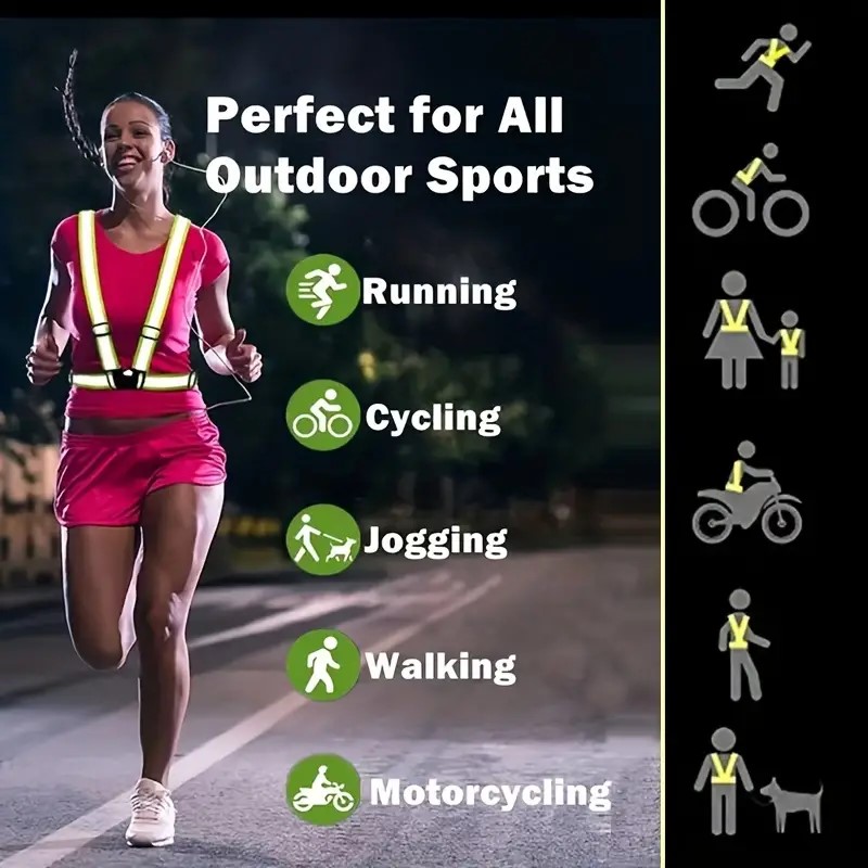 Reflective Vest Running Gear,  - Running Gear Satisfy recensie en prijs