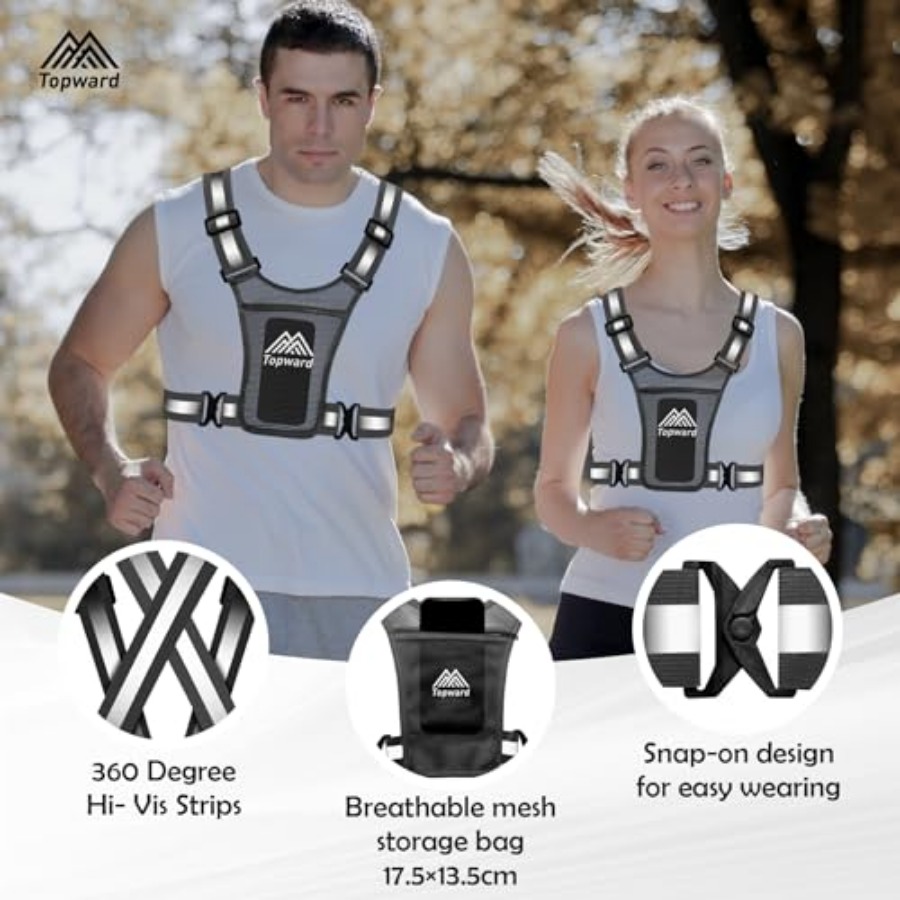 Topward Running Vest Chest Pho - Running Gear Phone recensie en prijs