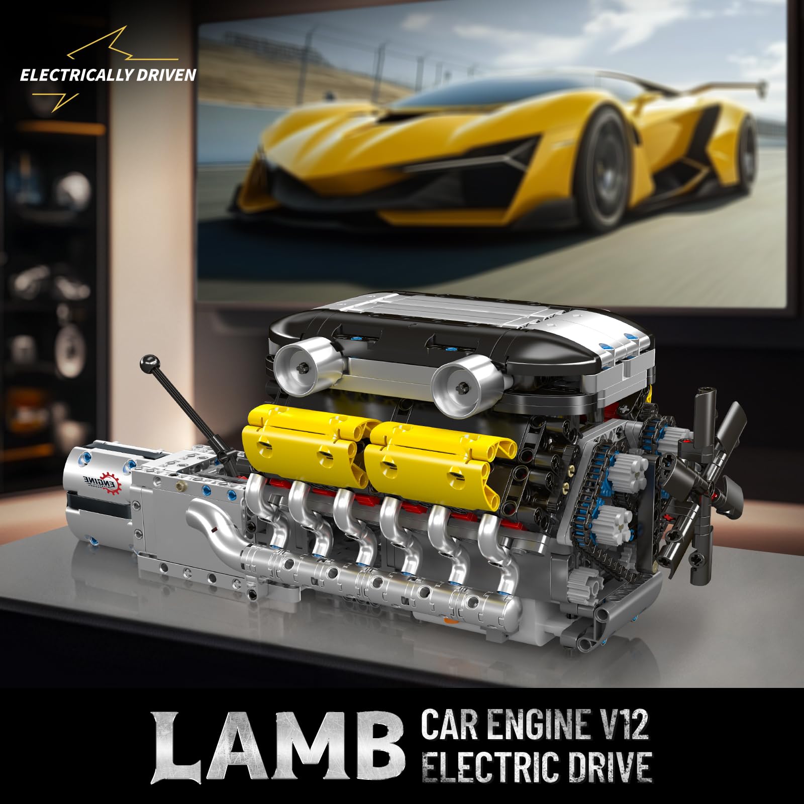 V12 Engine Model kit That Runs - Running Gear Engine recensie en prijs