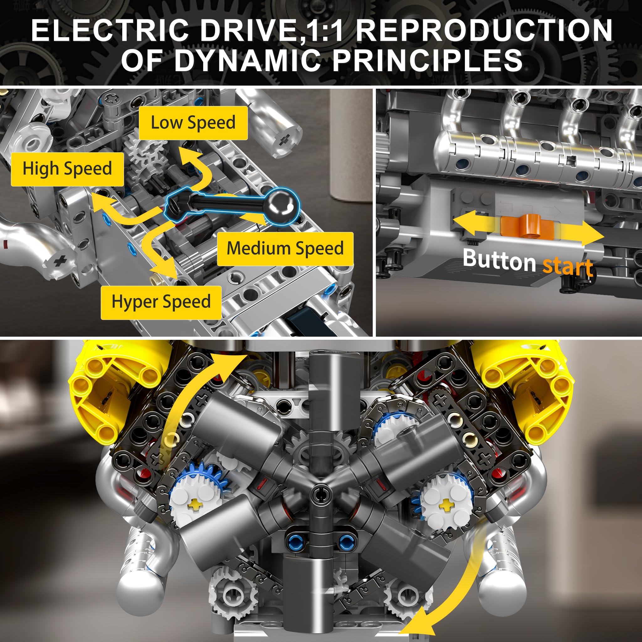 V12 Engine Model kit That Runs - Running Gear Engine recensie en prijs