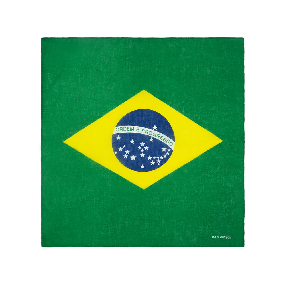 100% Cotton Flag of Brazil Ban - Running Gear Satisfy recensie en prijs