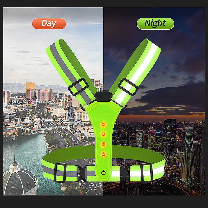 Adjustable LED Running & Cycli - Running Gear Satisfy recensie en prijs