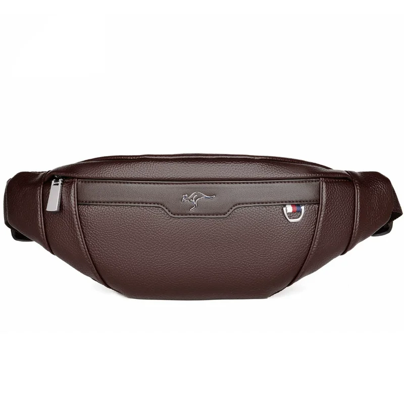 Business Leather Waist Bag Mul - Running Zwift recensie en prijs