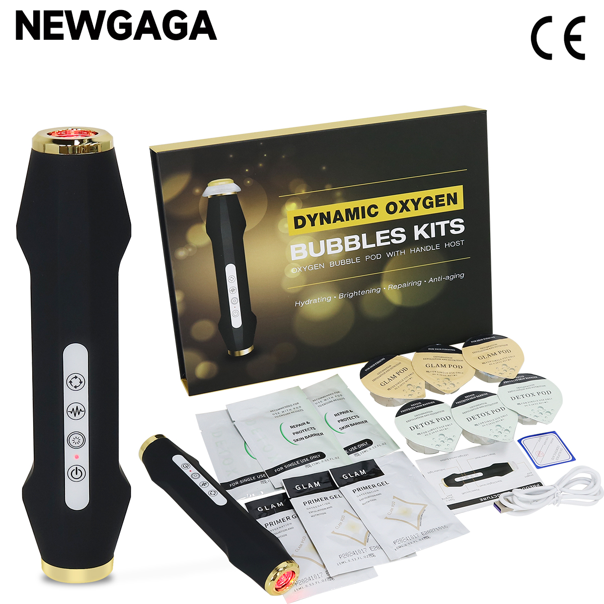 NEWGAGA Facial CO2 Oxygen Bubb - Energy Gel Pack recensie en prijs