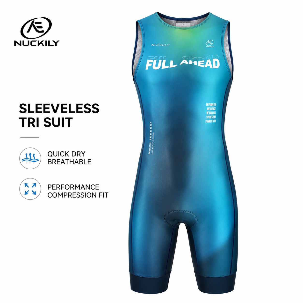 NUCKILY Triathlon Suit Sleevel - Running Gear Youth recensie en prijs