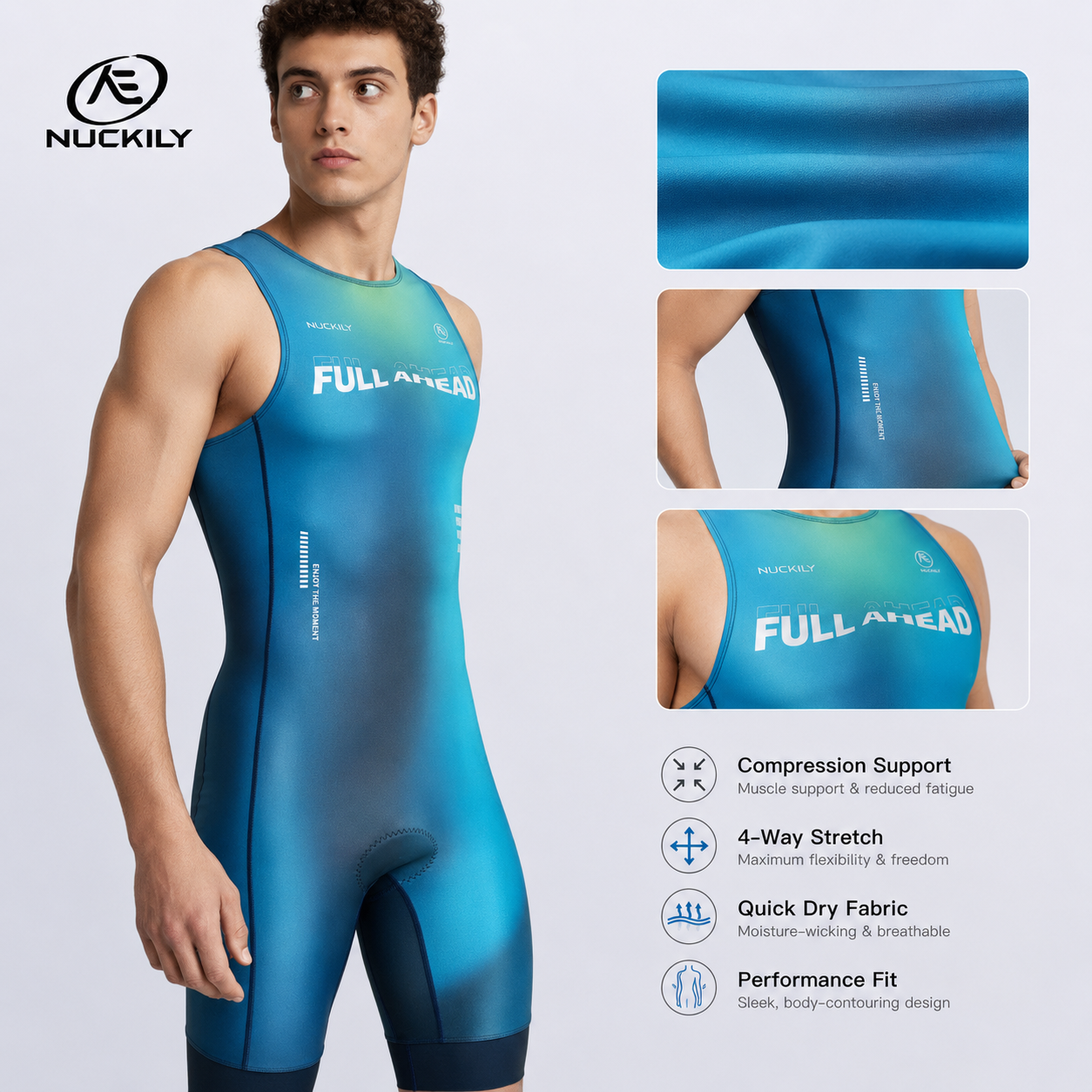 NUCKILY Triathlon Suit Sleevel - Running Gear Youth recensie en prijs