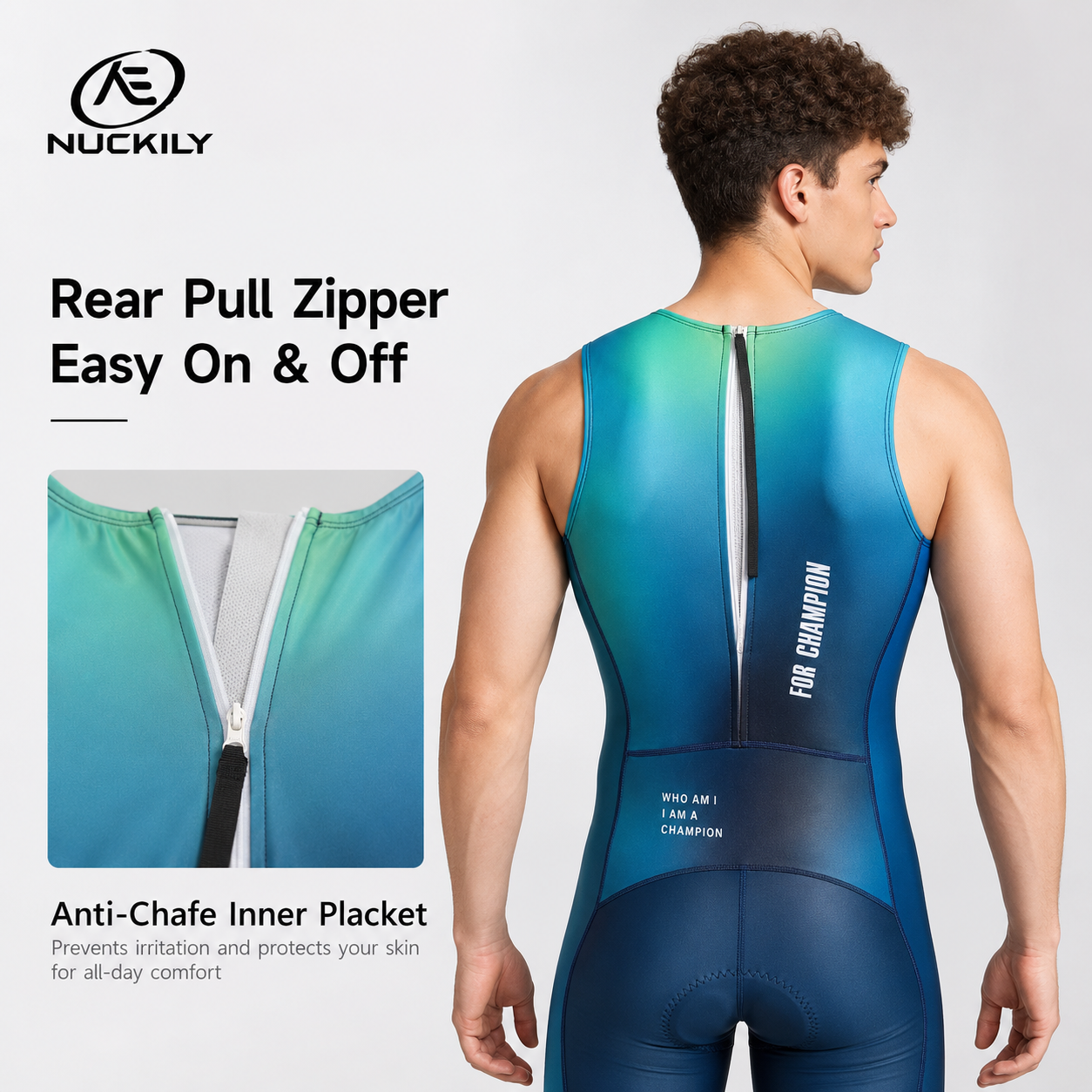 NUCKILY Triathlon Suit Sleevel - Running Gear Youth recensie en prijs