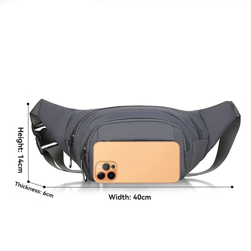 Men Canvas Fit Waistpack Mobil - Running Zwift recensie en prijs