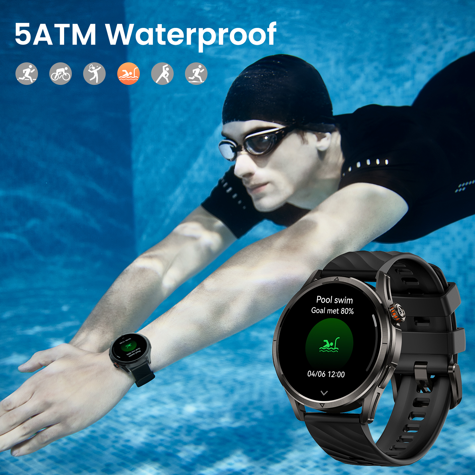 KOSPET MAGIC R10 Smart Watch F - Energy Gel Pack recensie en prijs