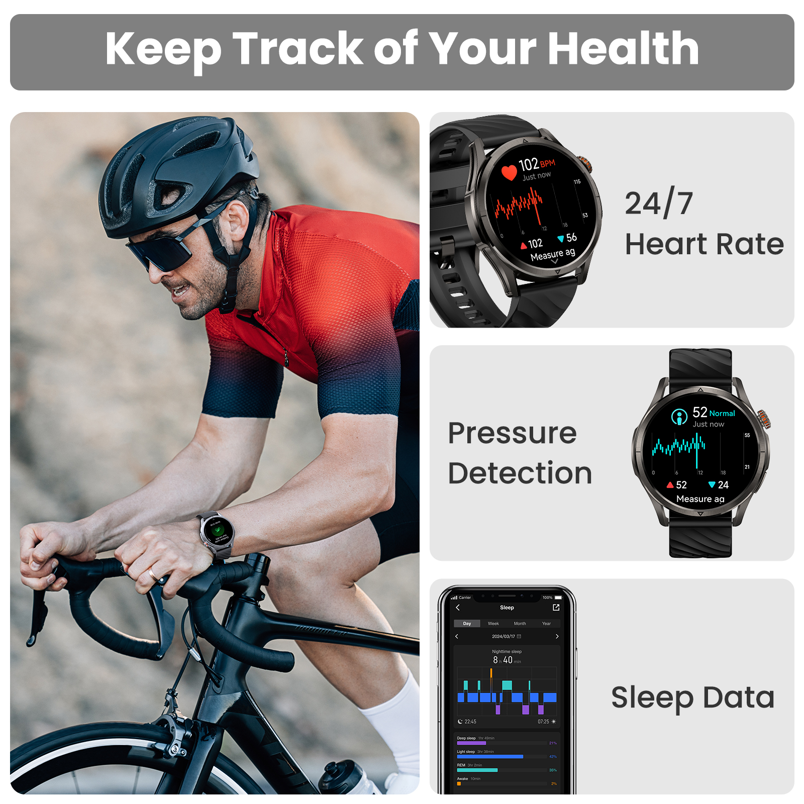 KOSPET MAGIC R10 Smart Watch F - Energy Gel Pack recensie en prijs