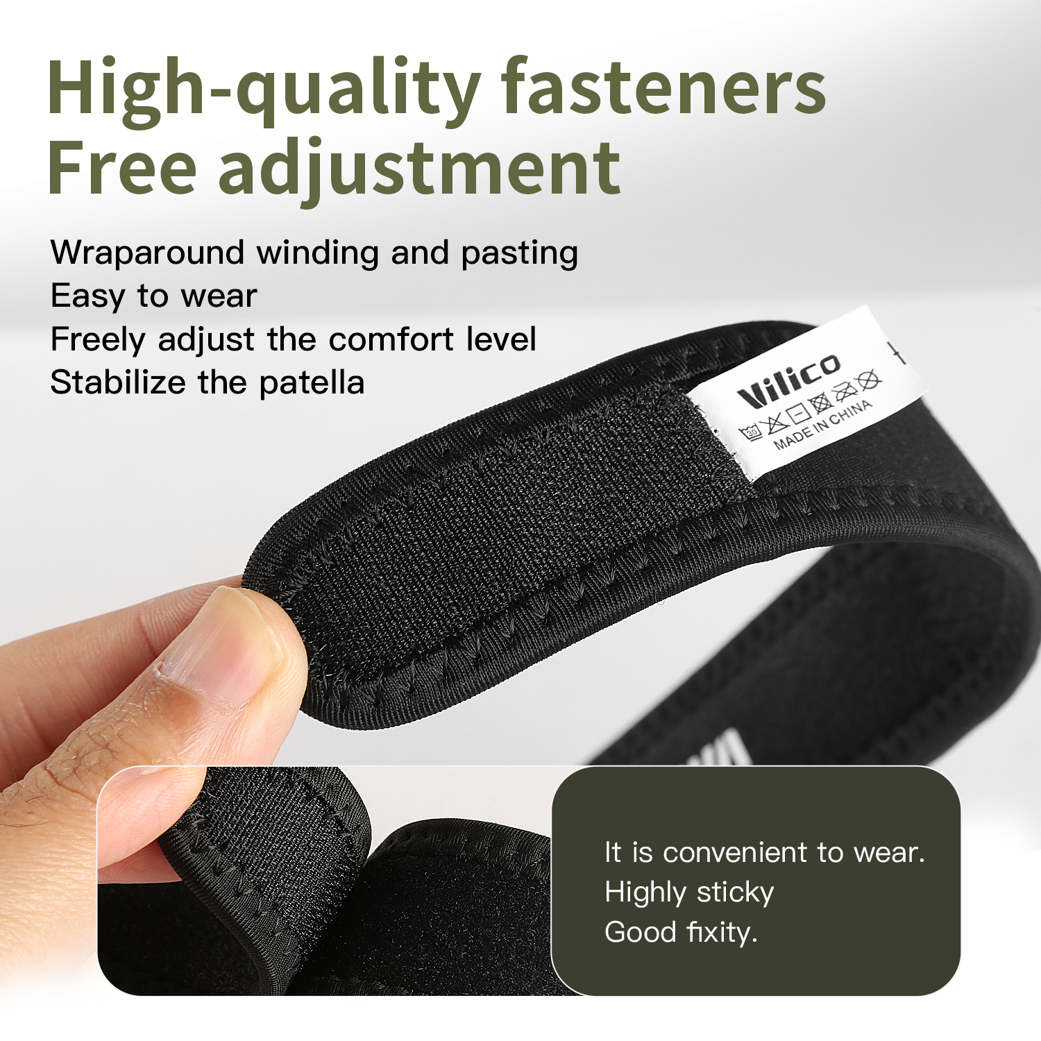 1PC Patella Kneecap Band Silic - Running Gear Satisfy recensie en prijs